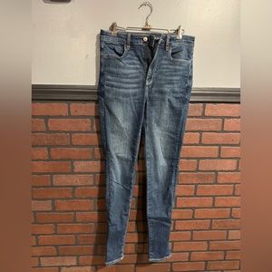 9 American Eagle next level super high waisted jegging | darkness falls | 8 long
